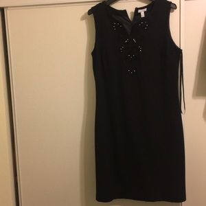 Black below the knee dress